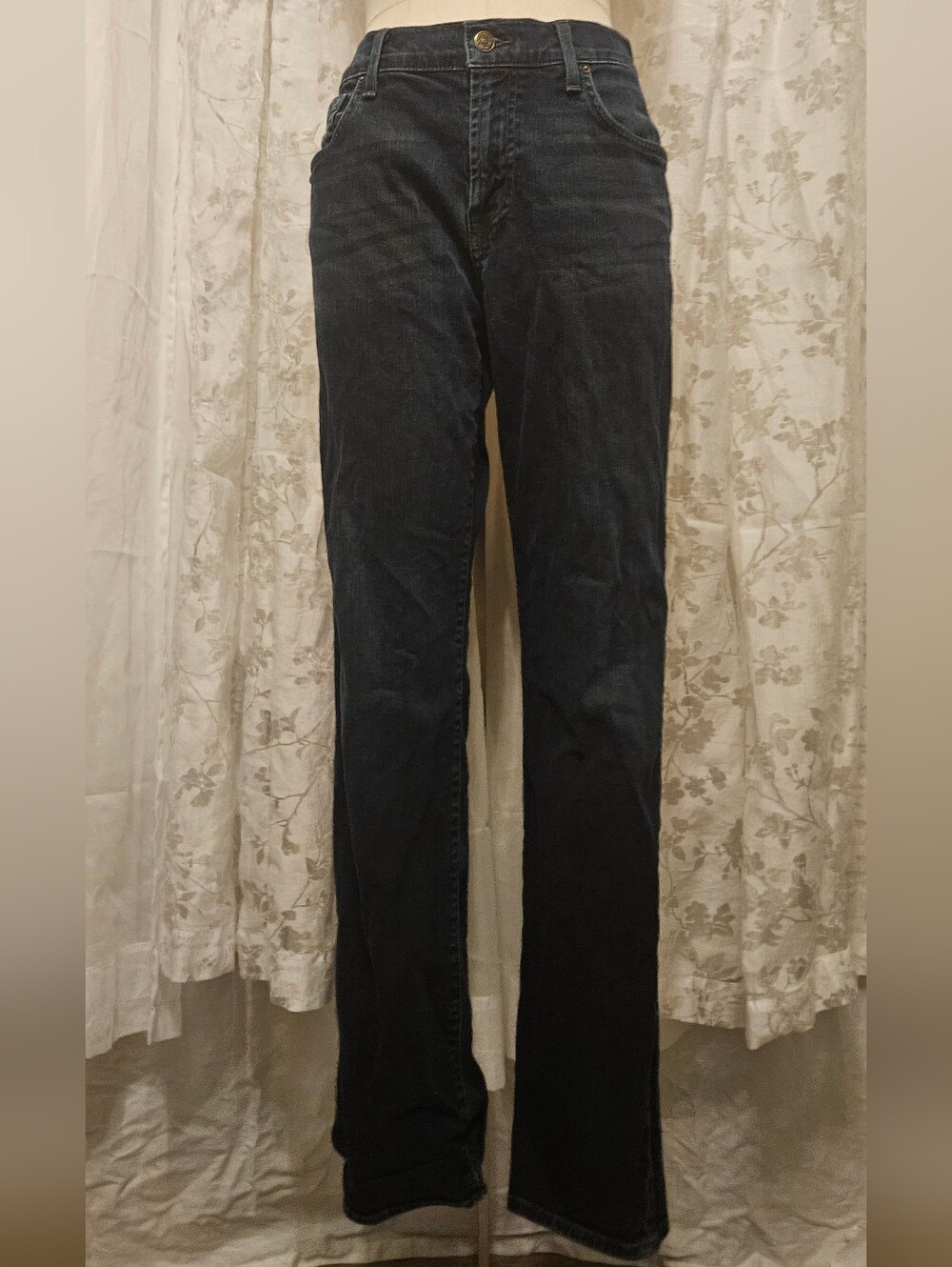 7 For All Mankind Dark Blue Denim Jeans